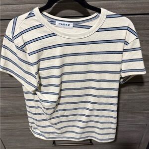 Parke Maggie & Emma Cotton Tee × 1
Emma Stripe / M